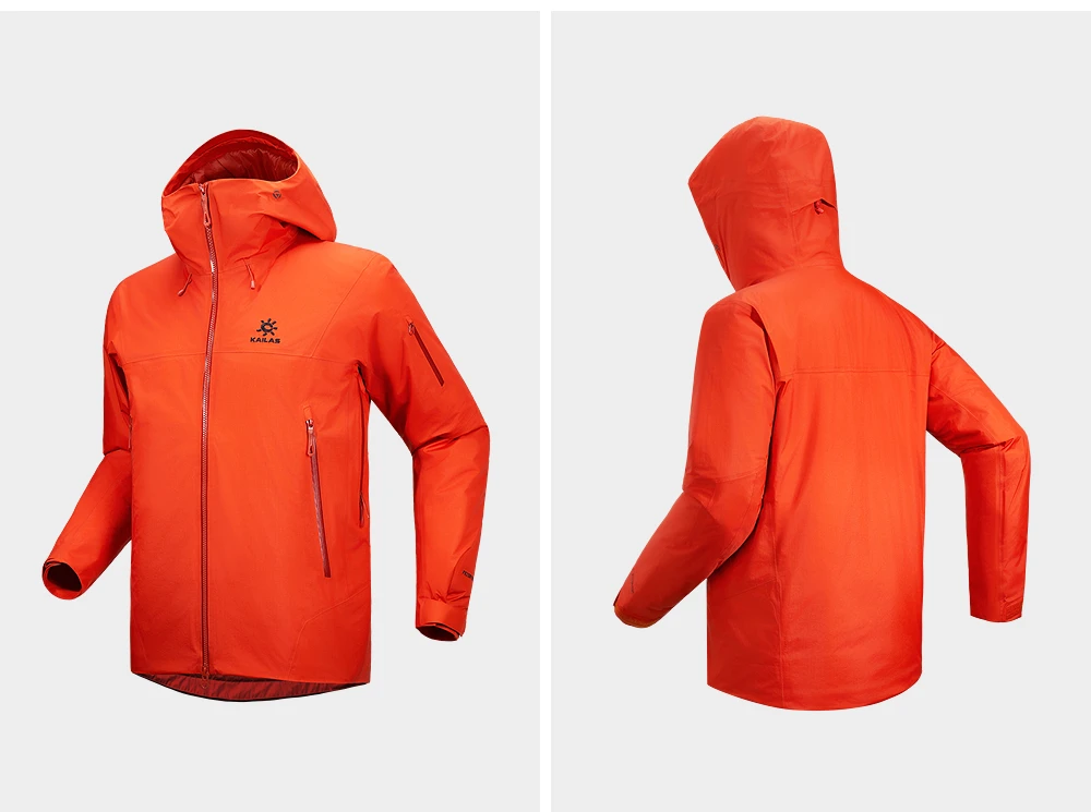 KAILAS Bogda Plus Hardshell Thermal Kapuzenjacke Outdoor Wasserdicht und Windstopper Wanderjacke KG2441118 – Detail 27