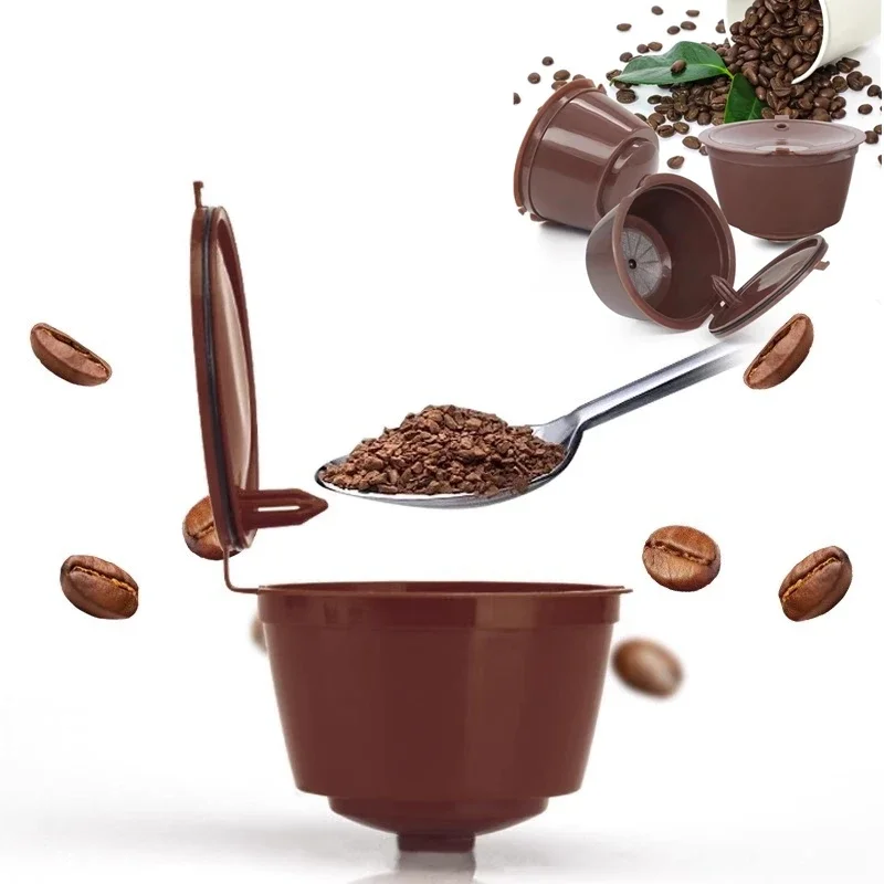 Dolce Gusto-Capsules de café réutilisables, rechargeables, 200 fois au quotidien, 1 pièce