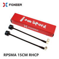 2PCS FOXEER Lollipop V4 5.8G 2.6dBi High Gain FPV Antenna 15CM RHCP RPSMA Long Range Antenna For FPV Racing Drone Goggles VTX