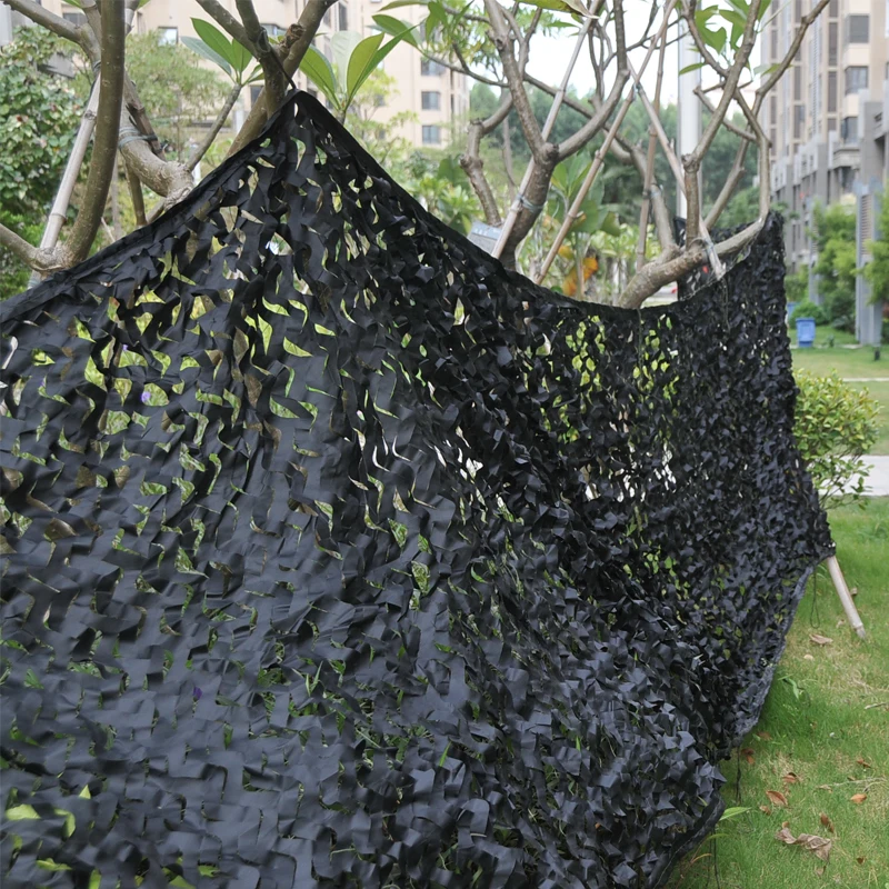 黒迷彩ネット グリッド付き 屋内装飾ネット 屋外キャンプ装飾 - Outdoor Camping Exhibition のレビューと価格