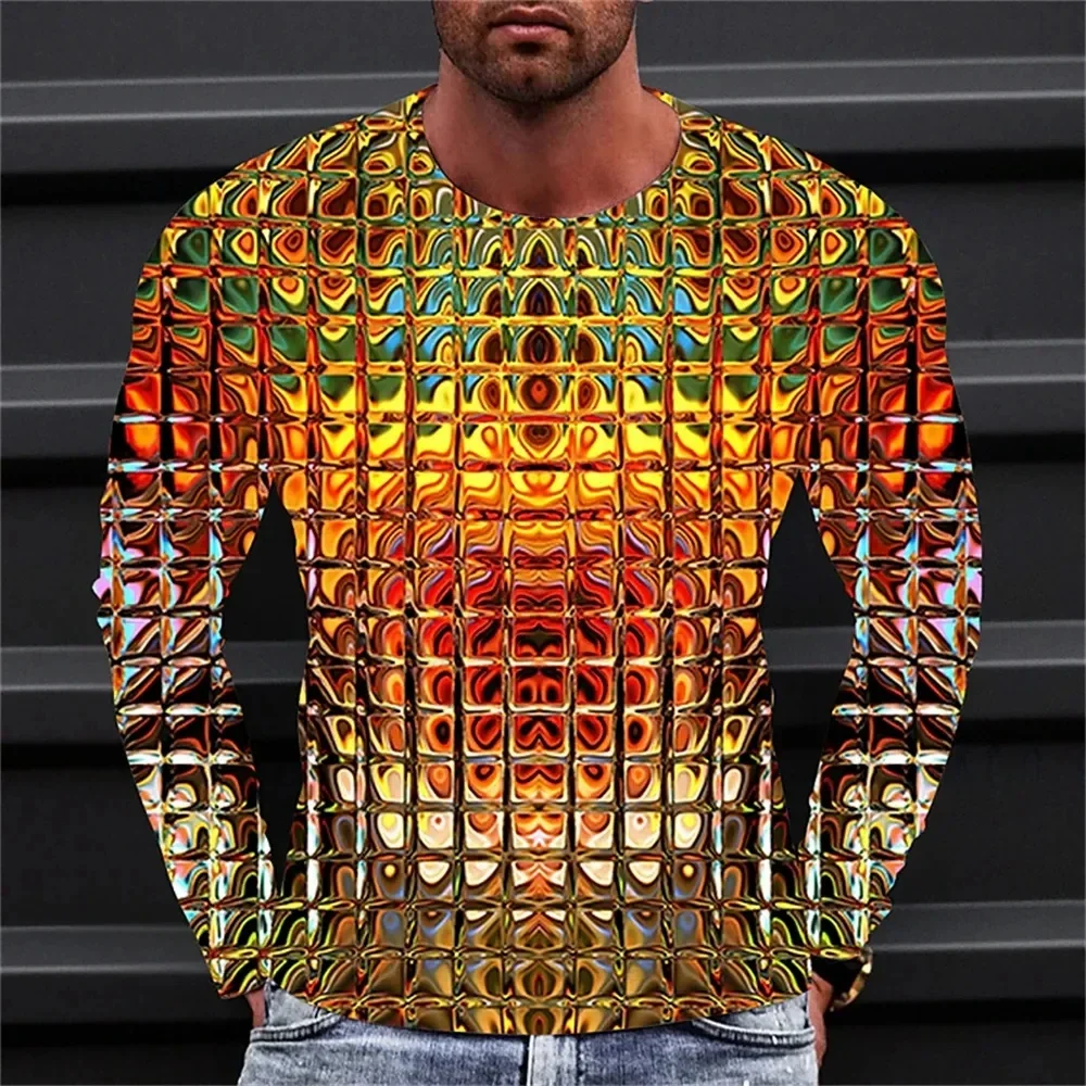 Vertigo 3D Printed T-shirt Men Fashion T-shirt Kids Hip Hop Tops Tees Trójwymiarowe koszulki graficzne Odzież męska Dizzy — zdjęcie 2