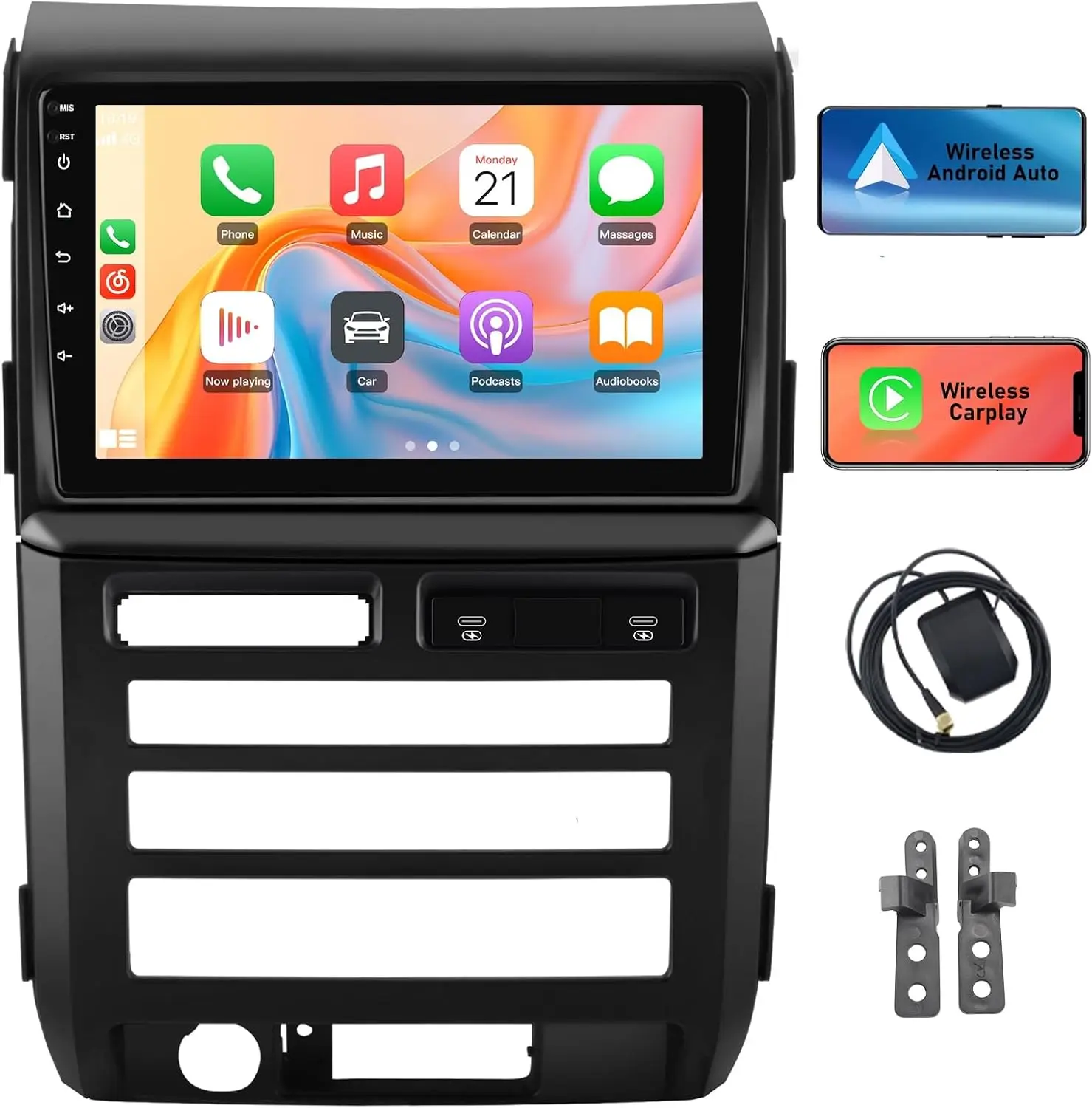 Junsun Car Radio Stereo for Ford F150 2009-2012 CarPlay/Android Auto 9