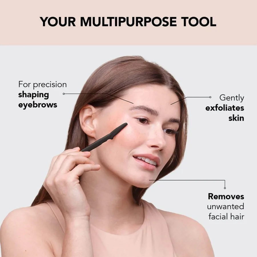 12/30/50PCS Eyebrow Trimmer Face Blade Shaver Portable Eye Brow Epilation Hair Removal Safety Eyebrow Cutting Woman Makeup Tools