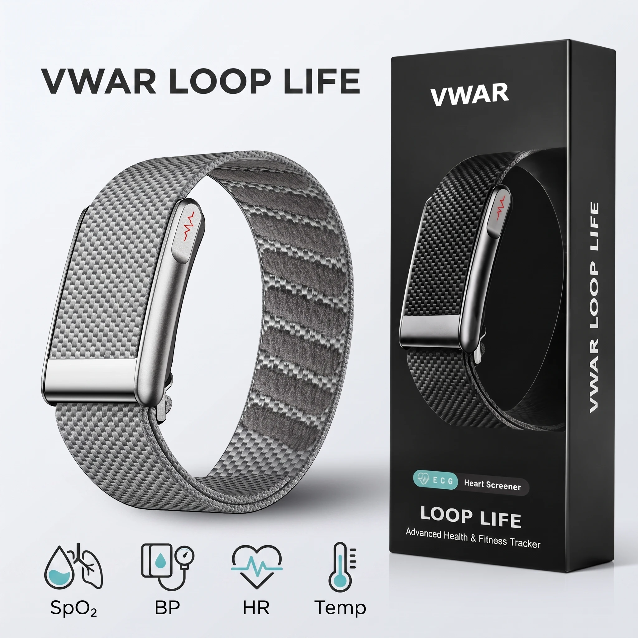 2026 NEW VWAR Smart Band Fitness Tracker Blood Oxygen Pressure Body Temperature Monitoring Multiple Sports Modes Smart Bracelet