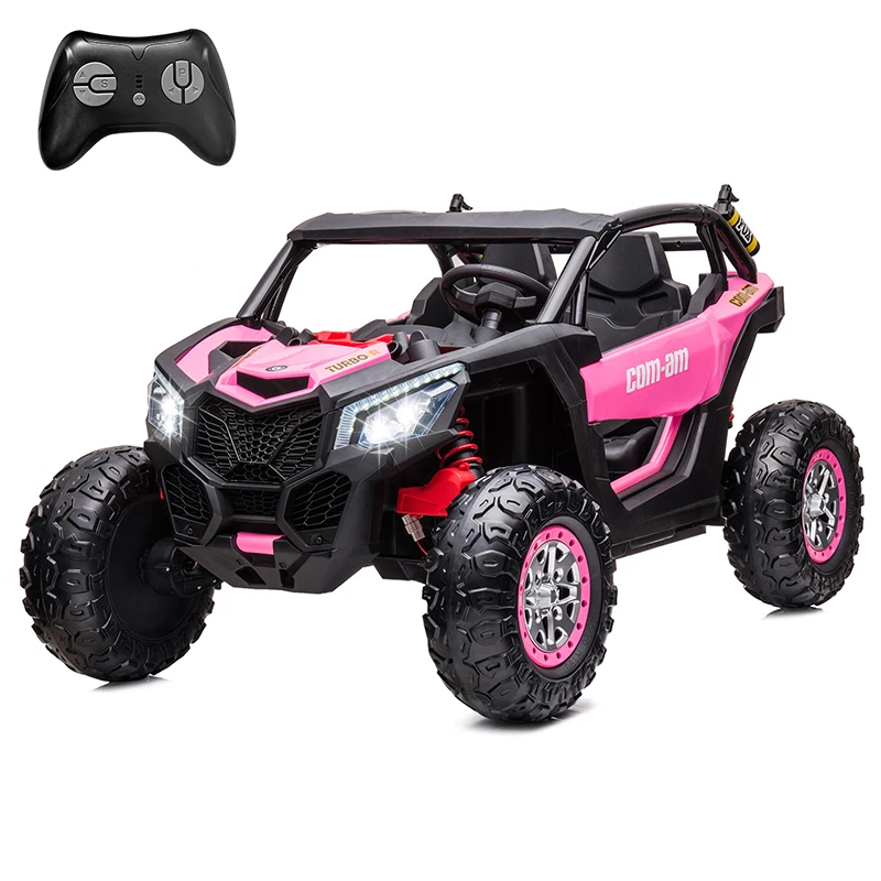 24V UTV Kinder-Auto zum Aufsitzen, batteriebetriebenes Kinder-Elektrofahrzeug, Auto mit Eltern-Fernbedienung für Kinder, Geschenk, Spielzeug, Größe XXXXL