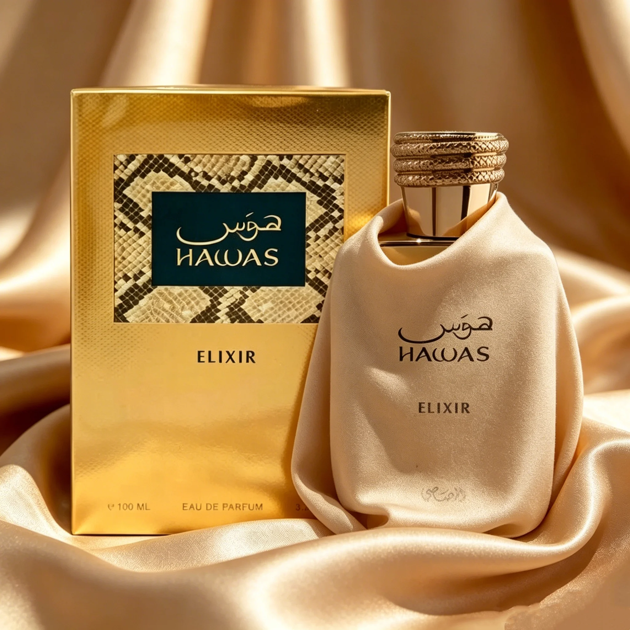 

Rasasi Hawas Elixir Men EDP 3.38FL.OZ Long Lasting Fragrance