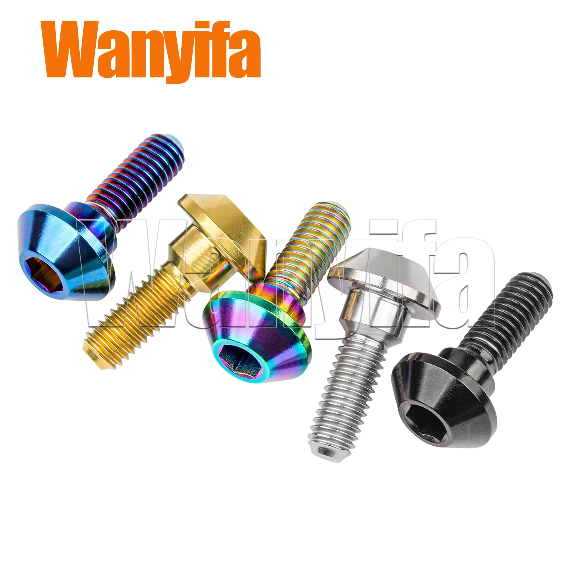 Wanyifa Motorfiets Bout M6x20/25mm Schijfrem Deel Paraplu Hoofd Hex Schroeven voor Yamaha Accessoires