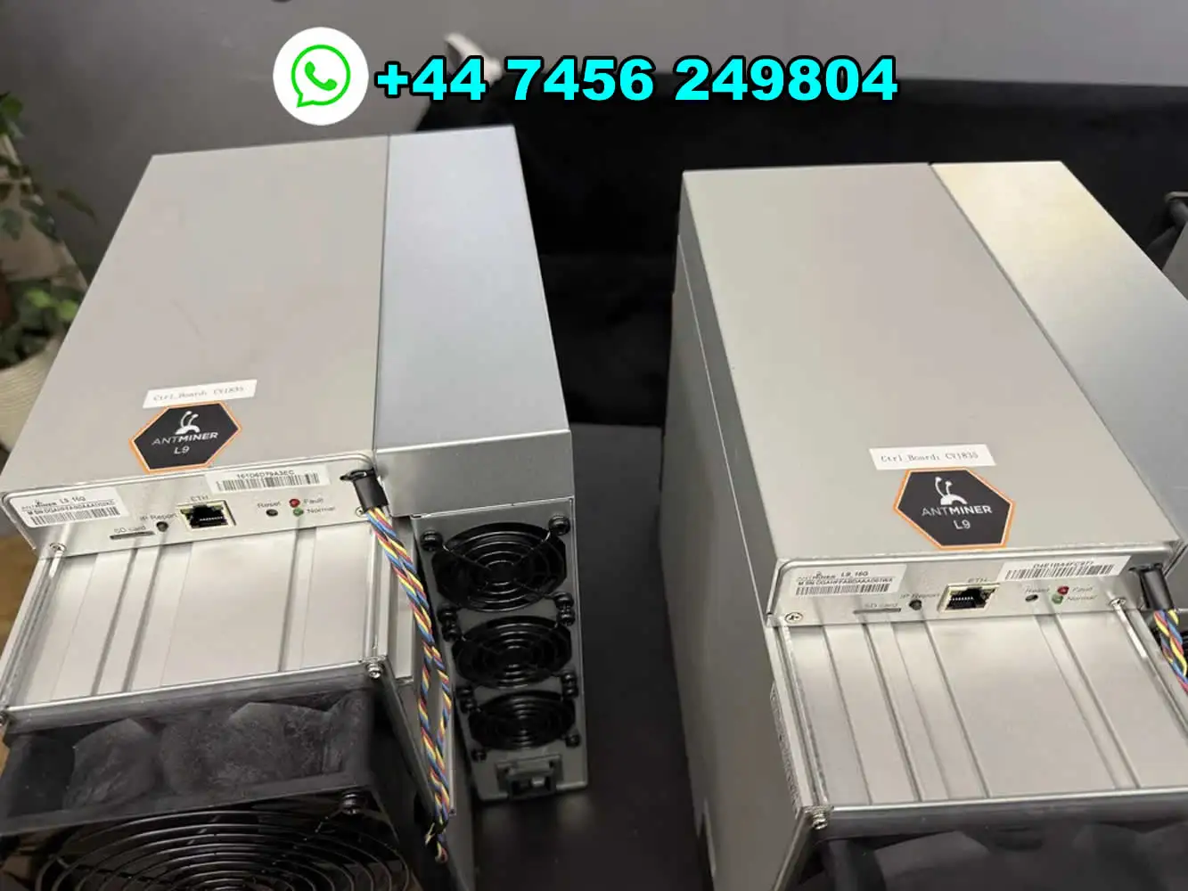 DX الختم المضمون! اشترِ 6 واحصل على 4 مجانًا من Bitmain Antminer L9 16.2GH/s 3400W (LTC/DOGE/BEL)