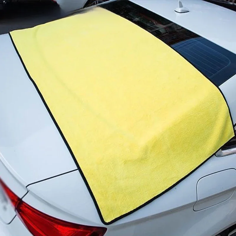 SEAMETAL serviette en microfibre haut de gamme serviette de lavage de voiture chiffon de nettoyage de détail serviette de séchage de lavage de voiture produits de nettoyage absorbants de voiture