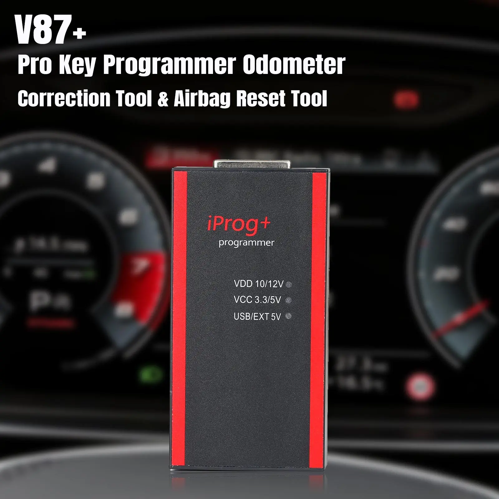 Iprog Pro V87 Beta Iprog + versione V89 Set completo programmatore chiave Ecu supporto Airbag Reset/Eeprom IMMO/KM/autoradio/strumento cruscotto