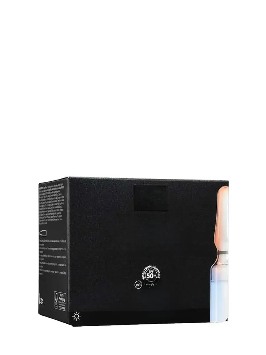 Martiderm Black Diamond Ginseng, excelente SPF 50, 30 ampolas, hidratação e proteção Pele normal e