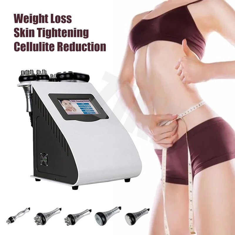 

Multi-functional 5 In 1 Skin Lifting & Body Slimming RF Face Lift Vacuum Cavitation Machine