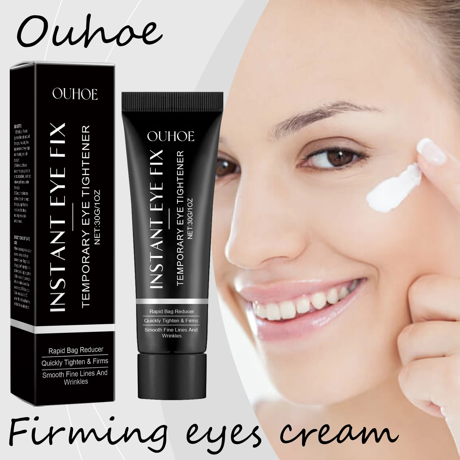 

Ouhoe Firming Eyes Cream Fade Fine Lines Tightening Smoothing Reduce Dark Circles Under Eye Bags Moisturizing Lifting Eye Lotion