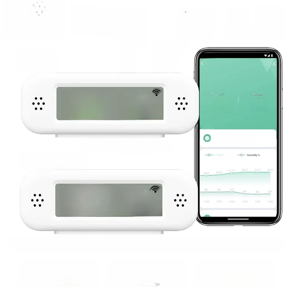 Tuya Zigbee WiFi Mini Temperatura Wilgotność Dla Inteligentnego Domu Termometr Higrometr APP Zdalna Praca z Google Home Yandex Alexa — zdjęcie produktu 7
