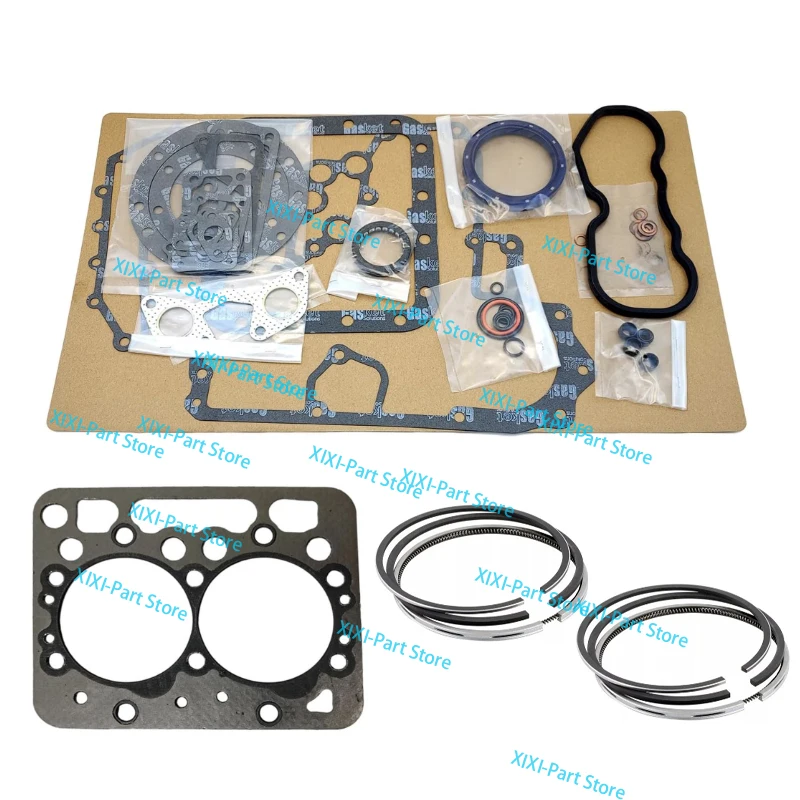 

For Kubota Z482 Full Gasket Kit Set+Piston Ring 67*1.5HK+1.5+3 Engine Cylinder Head GasketOverhaul Rebuild Kit 67*1.5HK+1.5+3