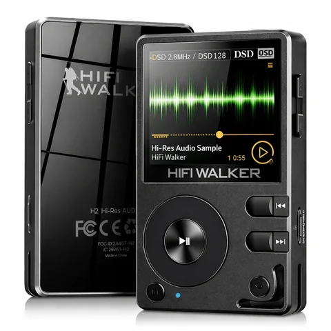2026 Pure Music Player, Native DSD64/128, FLAC, APE, 107dB SNR, 0.005% DNR, ES9018K2M DAC Chip, 3.5mm PO 70mW 32Ω Output