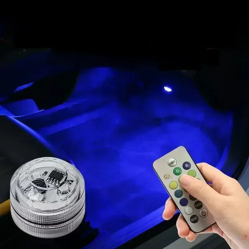 AliExpress LED Car Interior Ambient Light Remote Control Decoration Auto Roof Foot Atmosphere Lamp Bicycle Tail