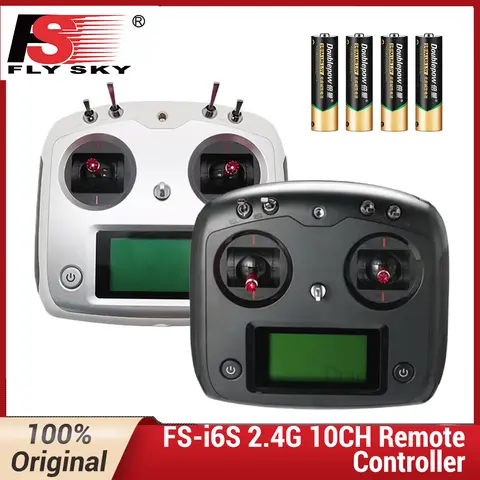 FLYSKY FS-i6S i6S 2.4G 10CH AFHDS 2A M2 Centering Throttle Transmitter iA6B iA10B Receiver for RC Cars Boats Drone Toys