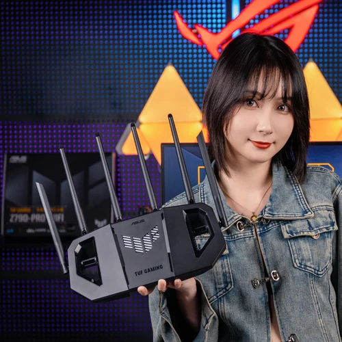 Imagen 2 del producto ASUS WiFi7 TUF GAMING BE6500 Enrutador para juegos Ai Router WiFi en casa Enrutamiento de grupo aleatorio