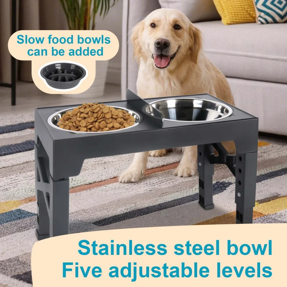 Gamelles réglables pour grand chien