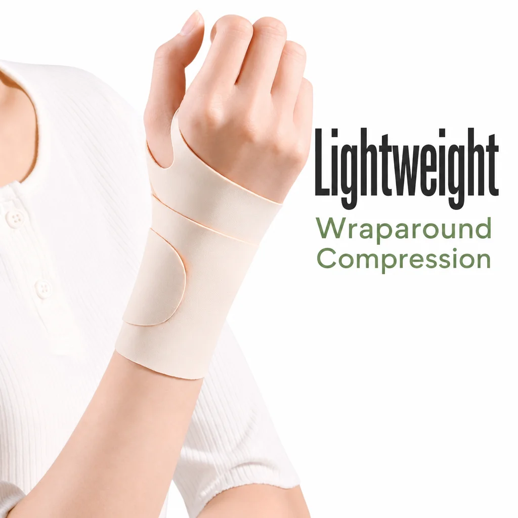 Comfortable Wrist Brace Adjustable Hand Straps for Fixed Wrist Guard Support Compression for Working Breathable Tendon Sheath