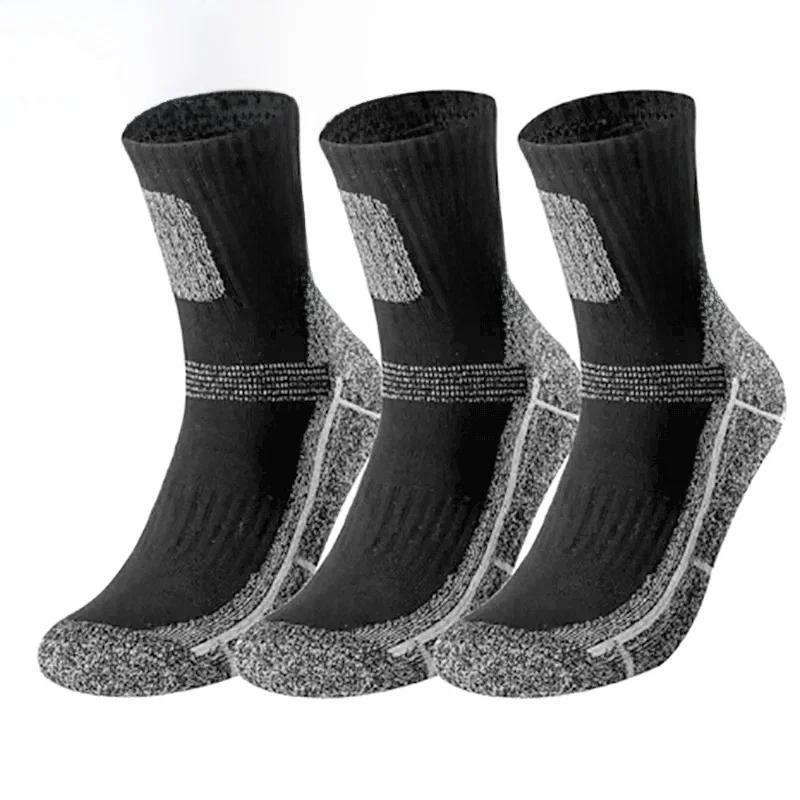 AliExpress 3 Pairs Set Winter Professional Men Sports Sock Outdoor Keep Warm Cycling Running Hiking Skiing Thermal Spring Men Crew Socks