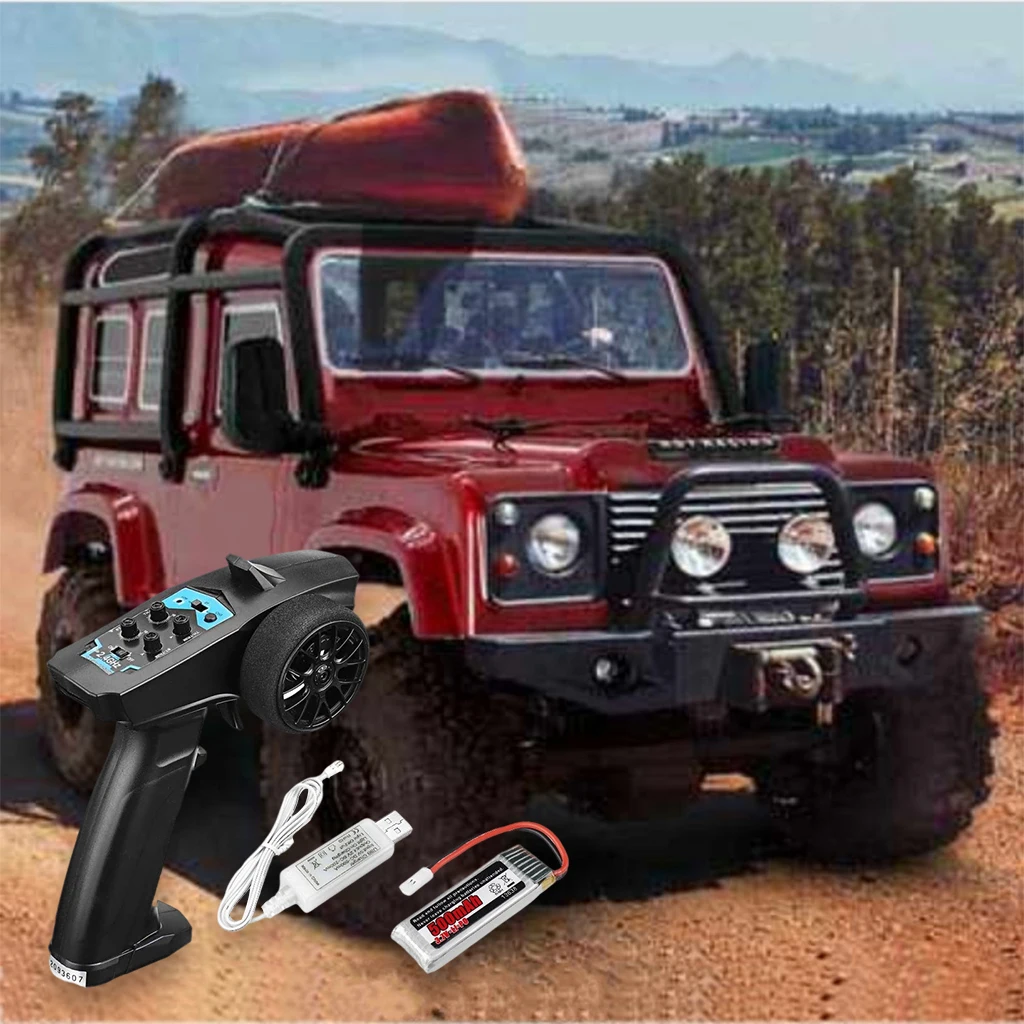 

1/24 RC Crawler 4WD Mountain Road Truck 4X4 Hobby Car RTR Radio Controlled Climbing Vehicle Speed Model Toys DIY RC Car