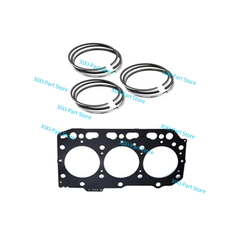 

3TNE84 Cylinder Head Gasket Piston Ring 84*2+2+4mm For Yanmar Engine Overhaul Rebuild Kit
