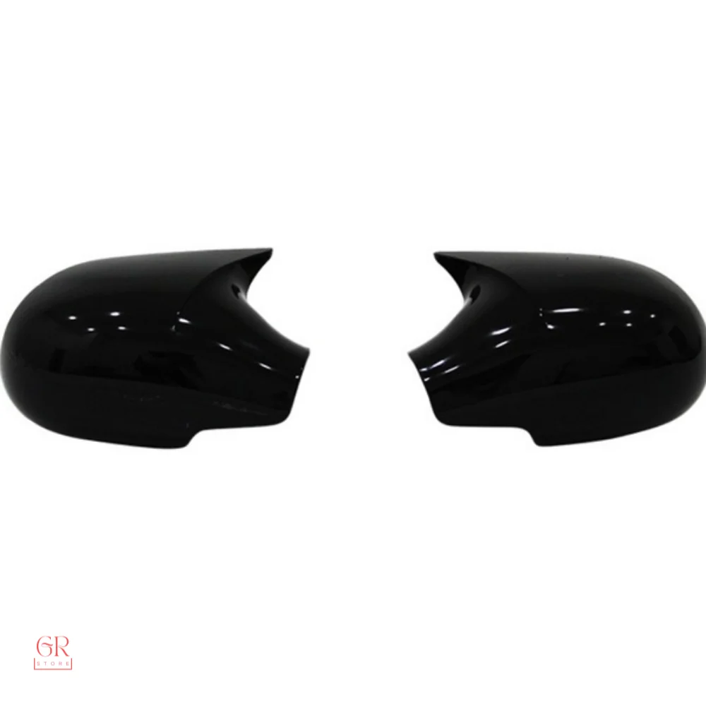 Bat Mirror Cover For Peugeot 206 1998 - 2012 Car Accessories Shiny Piano Black Tuning Auto Sport Bat Design