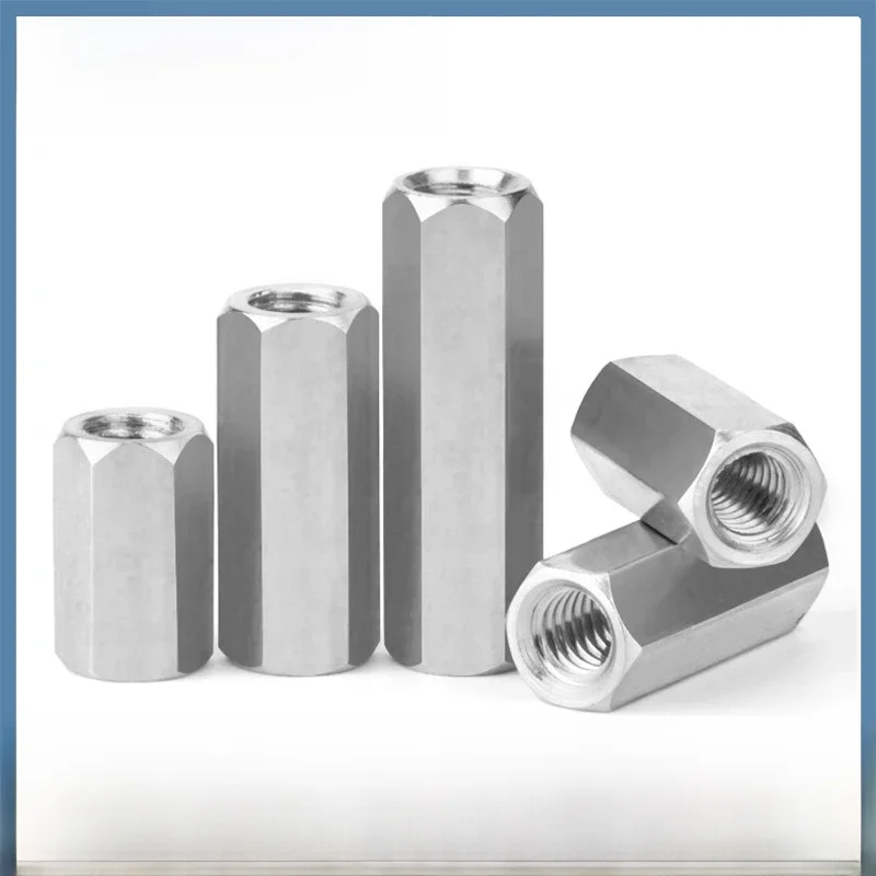Entretoise de support hexagonal en acier inoxydable, 2,2 à écrou, accouplement long, le plus récent, M2, M2.5, M3 figuré, M5, M6, M8, M10, M12, 304, 2 pièces, 5 pièces, 10 pièces