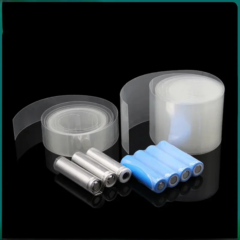 7 ~ 155 mm transparenter PVC-Schrumpfschlauch 18650 Lipo-Akku 1 ~ 20 m isolierte Folie Wrap Lithium-Gehäuse Schutz Kabelhülse