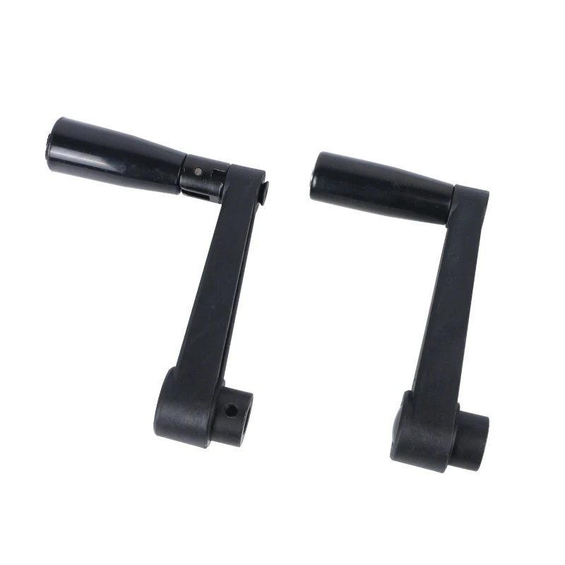 1Pcs Length 63-160mm Round Hole/square Hole Mounting Non-foldable Crank Handles for Lathe Milling Machine Revolving Handle