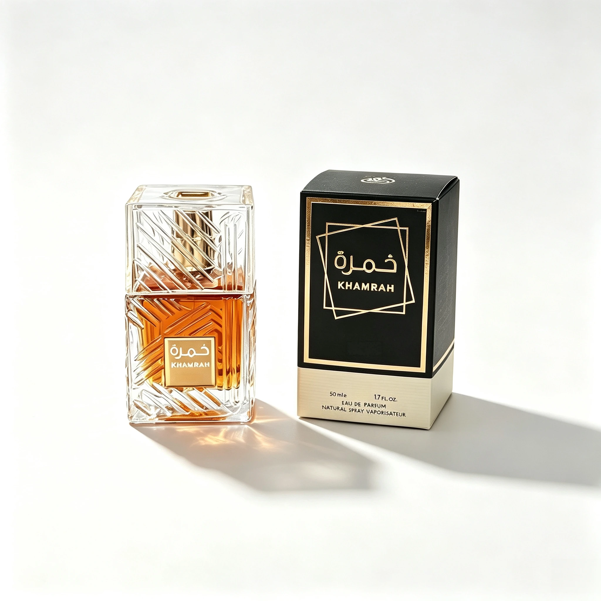 Perfume Khamrah 50ml EDP Unissex, Fragrância Oriental Amadeirada Especiada, Excelente para Presente