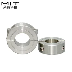 1pcs Split Type Shaft Collar Stainless Steel Set Collar Shaft Adjustment Ring Inner Dia3/4/5/6/8/10/12 15 16 18 20 all in stock
