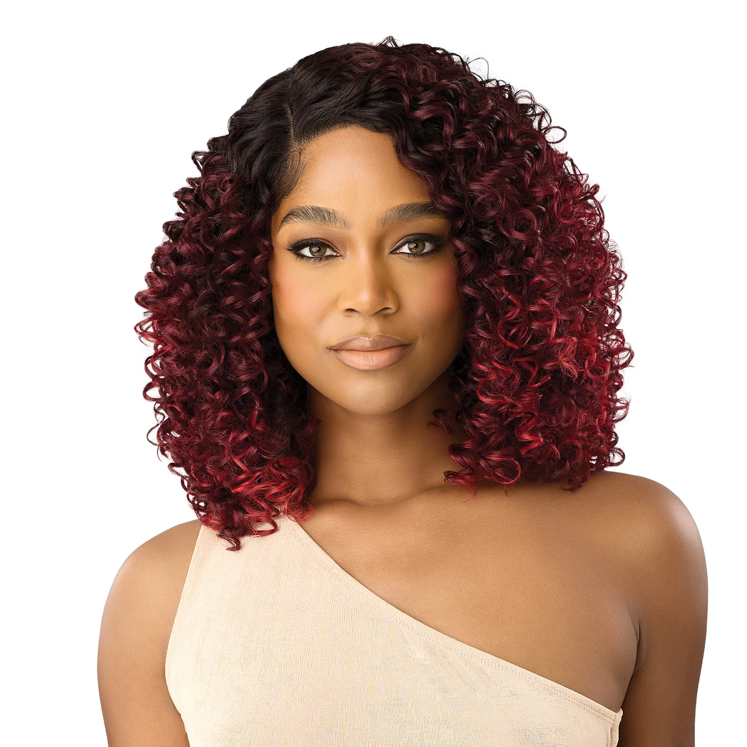 

Синтетический парик Outre HD на шнуровке с расплавленной линией волос без клея MH 105