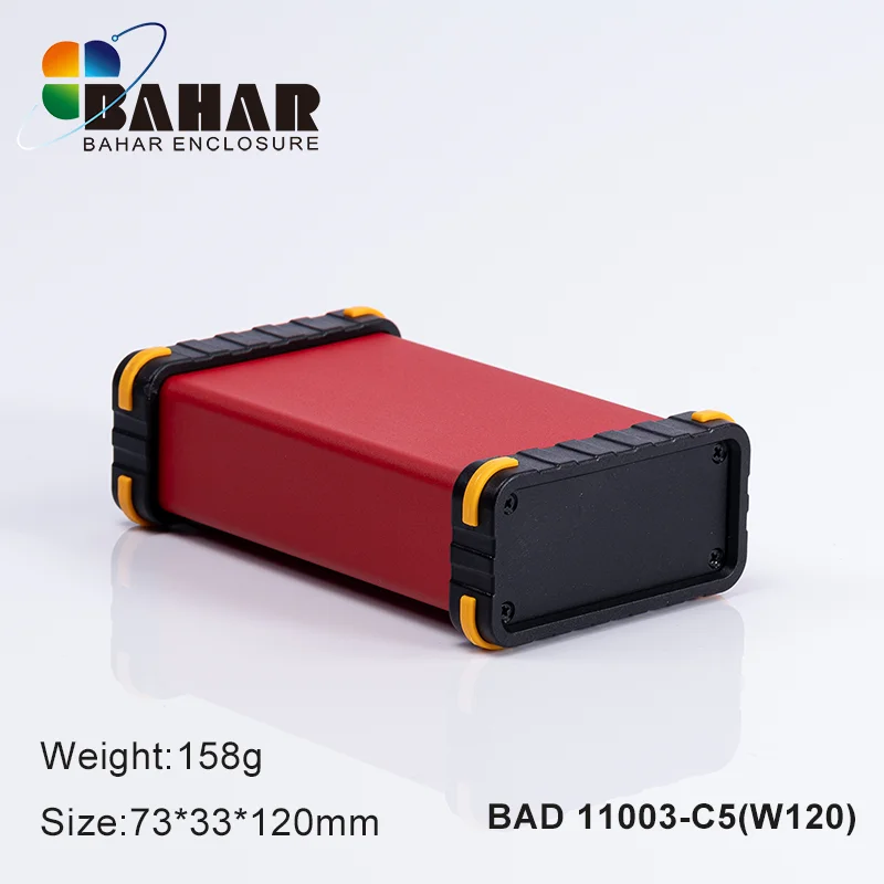 Aluminum Enclosure Wire Junction Box Instrument Shell Battery Case Model BAD11003 DIY Amplifier Enclosure Power Supply Box