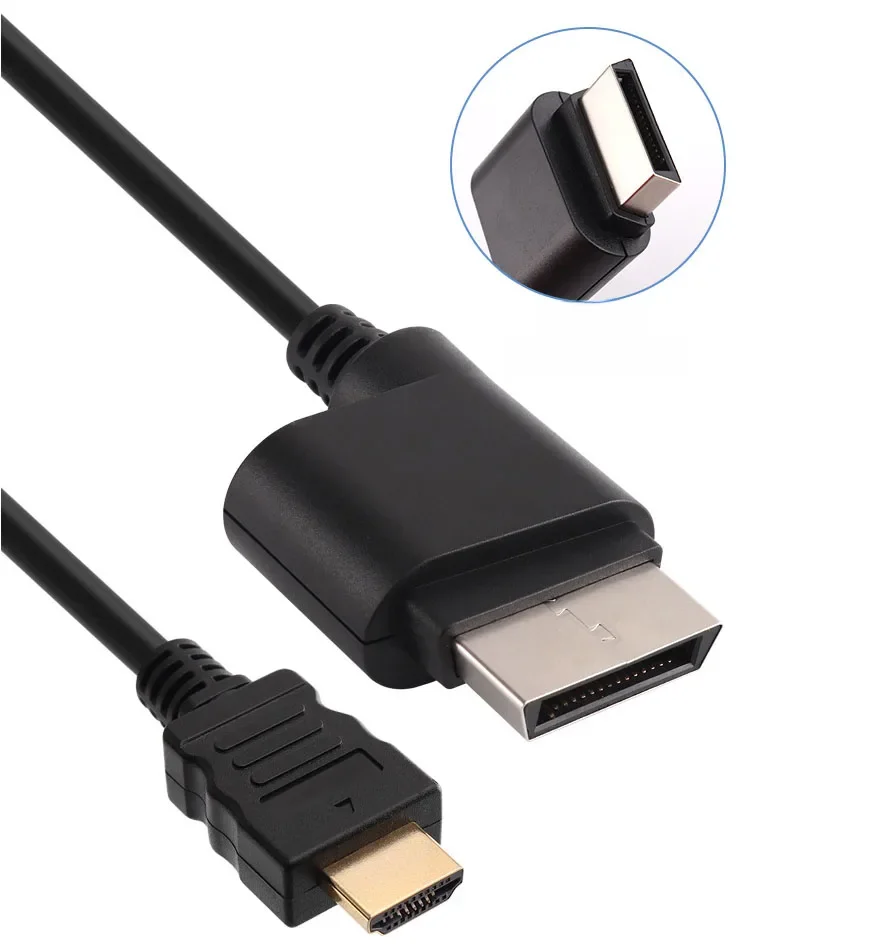 Câble compatible HDMI de 2M pour adaptateur audio vidéo Xbox 360, cordon de convertisseur avec câble pour câble TV