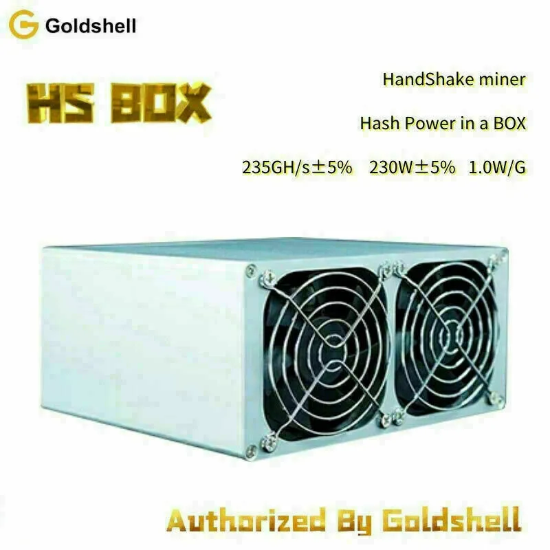 

Лидер продаж, Goldshell HS Box ASIC Miner HNS, SC, SCP, SIA miner 235GH/230W 540GH/145W