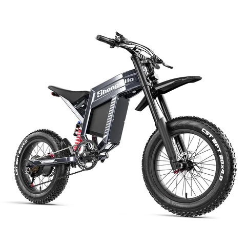 Shengmilo S900 Elcykel 1500W Motor 60V 30AH 65KM/H Elmotorcykel Terrängmotorcykel 20*4.0 Däck MTB ELBIKE Oljebroms 6 best sales elektrisk moto - №2