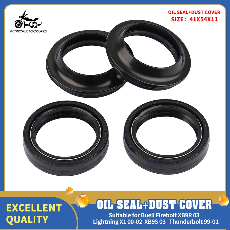 

SJ 41X54X11 Motorcycle Acccessories Front Fork Damper Shock Absorber Dust Oil Seal For Buell Firebolt XB9R Lightning XB9S 2003