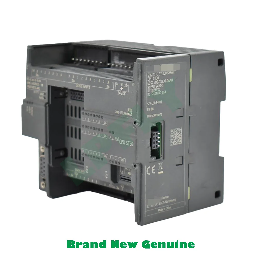 SIMATIC S7-200 SMART, CPU ST30, Standard CPU, Program/Data Memory 30 KB, 6ES7288-1ST30-0AA0, 6ES7288-1ST30-0AA1 New Genuine