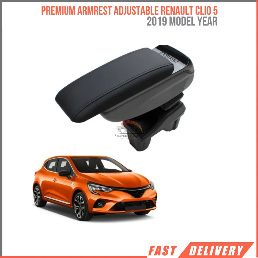 

For Premium armrest adjustable Renault Clio 5 2019 onwards quality leather fast shipping high quality