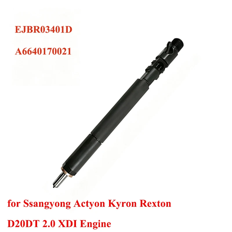EJBR03401D Common Rail dieselbrandstofinjector voor Ssangyong Actyon Kyron Rexton D20DT 2.0 XDI-motor A6640170021