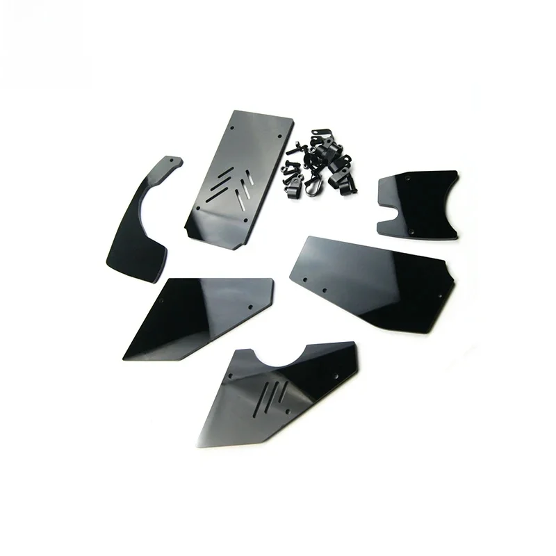 Jeu de pare-brise de fenêtre avant ou arrière de 4.5mm d'épaisseur, pour 1/5 HPI ROFUN BAHA KM ROVAN BAJA 5B SS Buggy Truck Rc Car Racing Toys Parts