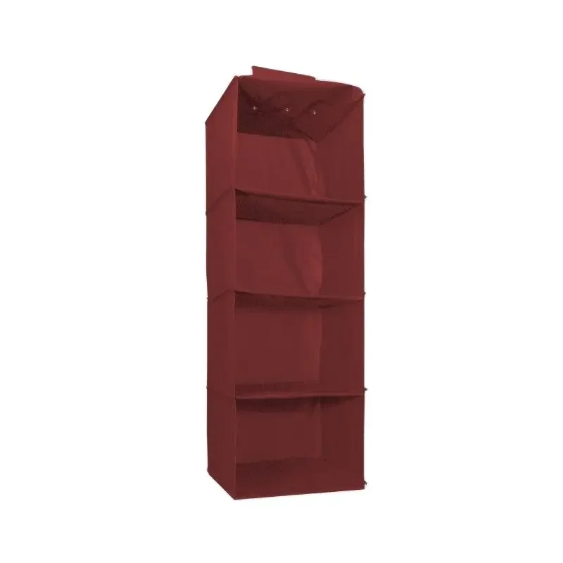 Oferta jocca de 4 organizadores suspensos. Saco de armazenamento para guarda-roupa. Prateleira