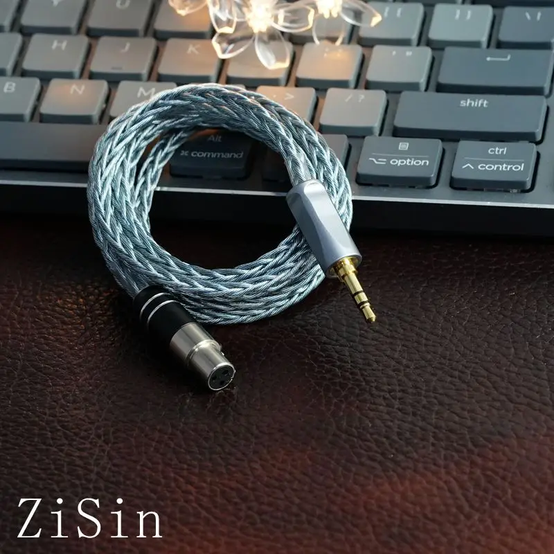 ZiSin DIY Headphone extension cable mini xlr female for K702 K712 K721 DT1770 Pro DT1990 Pro DT177X GO 2m 3m balanced cable