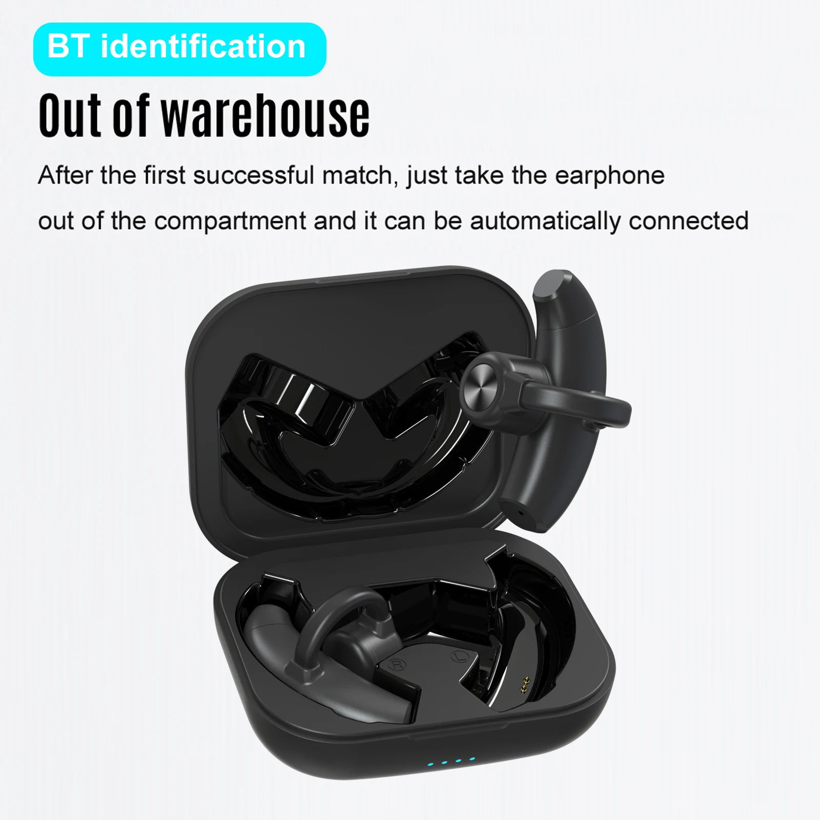 Imagem -06 - Auricular de Condução Óssea Bluetooth 5.3 Gancho Esportivo Corrida e Ciclismo Auscultadores com Cancelamento de Ruído Qualidade de Som Hifi Novo Gw1