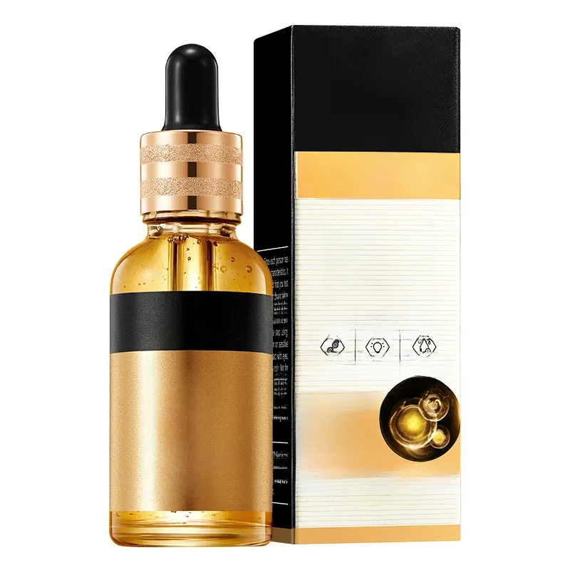 Zozu 24 Karat Gold Hyaluron säure Gesichts serum feuchtigkeit spendend aufhellend feuchtigkeit