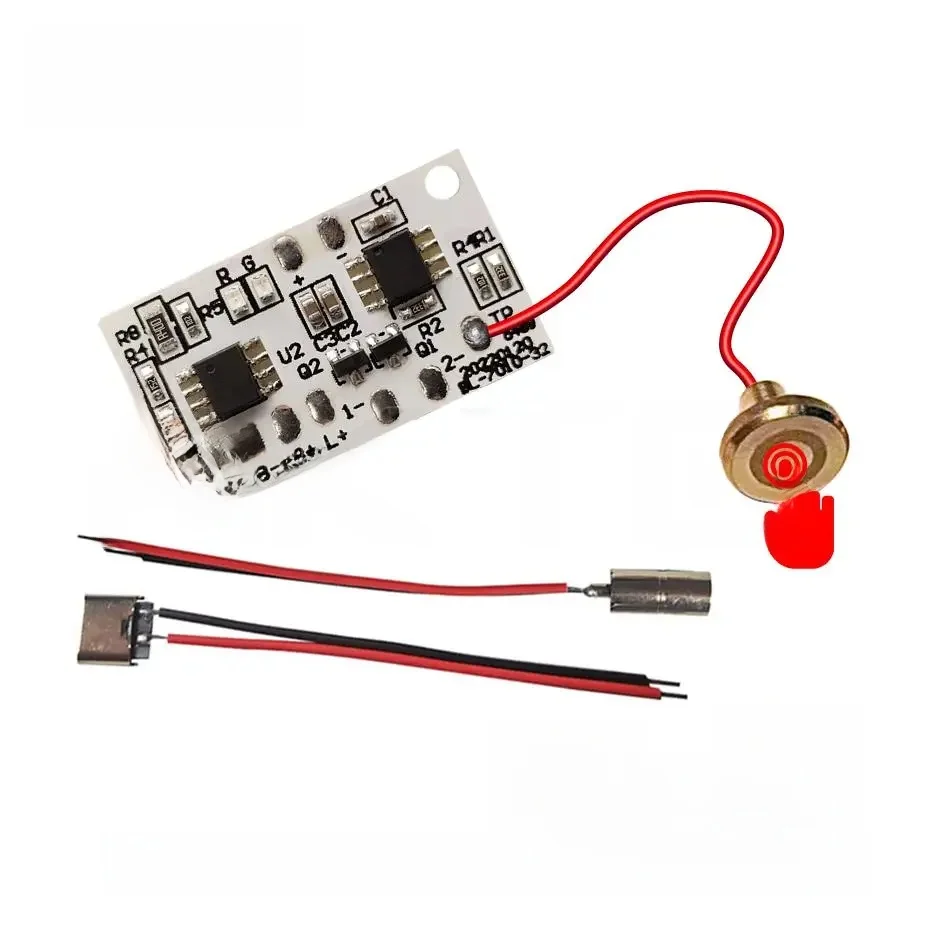 10 pièces nouveau Mini DC 5V 2A LED interrupteur tactile variateur panneau de commande batterie de charge jointable pour panneau lumineux de bande simple double couleur