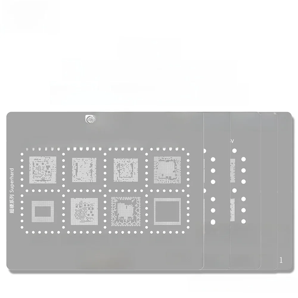 MU 1-5 BGA Reballing Stencil dla procesorów serii MTK MT6895Z MT6877V MT6893Z MT6885Z MT6853Z MT6833V MT6762V MT6771V MT6852 MT6795W — zdjęcie 2
